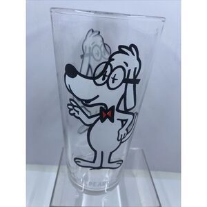 Vintage  Mr. Peabody Drinking Glass Pepsi Collector 1970's Pat Ward